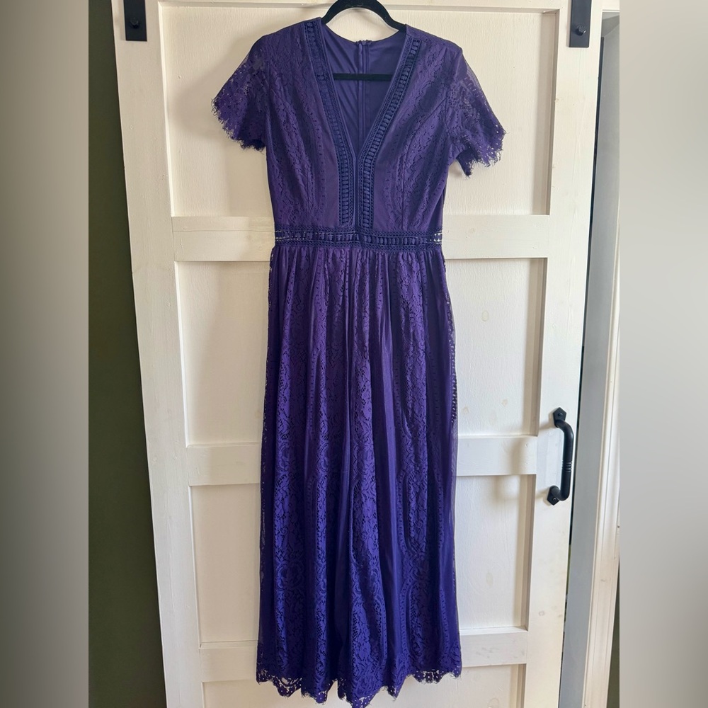 Deep Purple Boho Dress